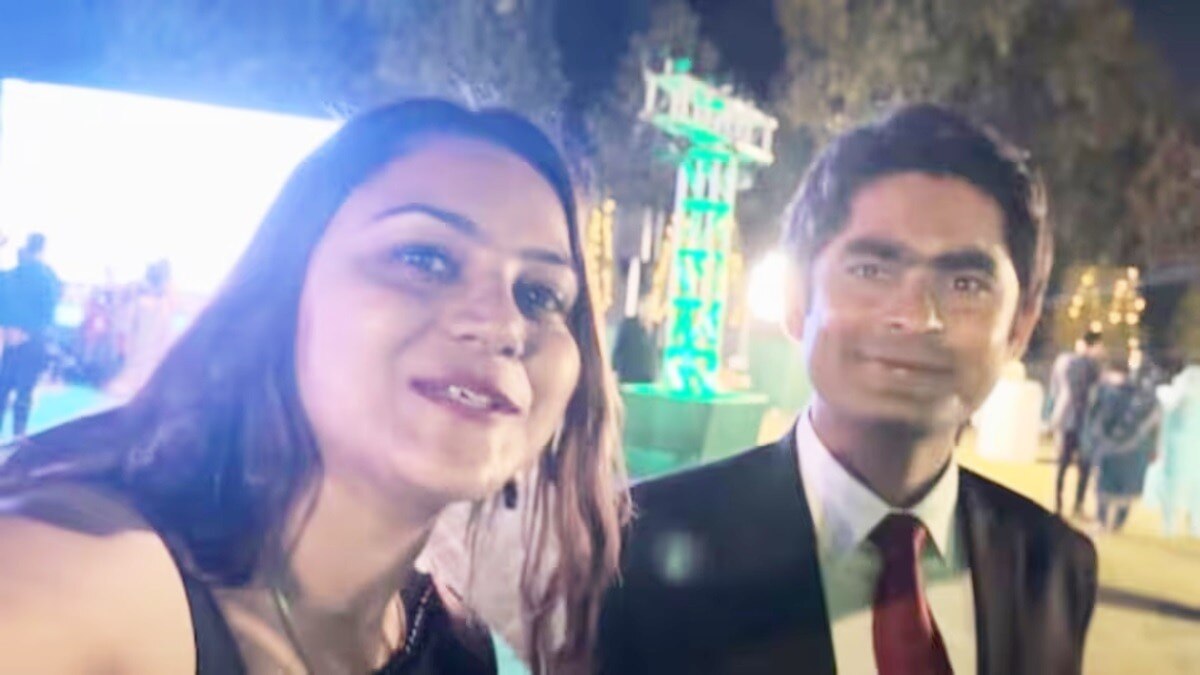 पाकिस्तानी दानिश के साथ ज्योति मल्होत्रा.