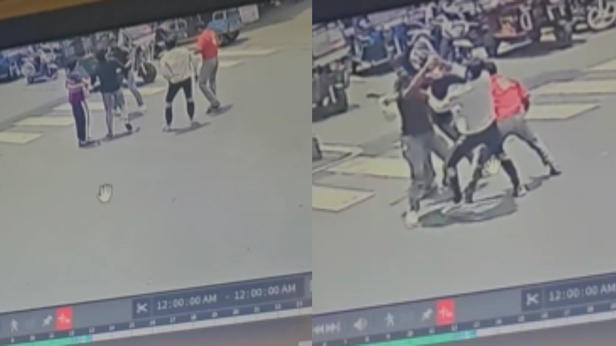 घटना CCTV में कैद.