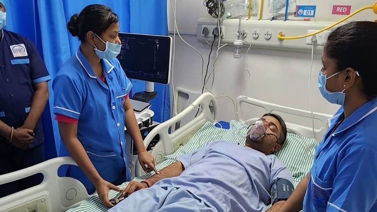 अस्पताल में भर्ती मनीष कश्यप 