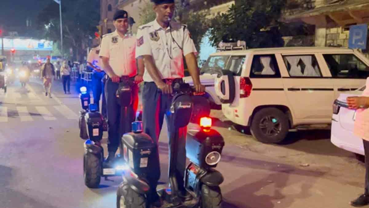 जयपुर पुलिस ने शुरू की इलेक्ट्रिक होवरबोर्ड पर गश्त