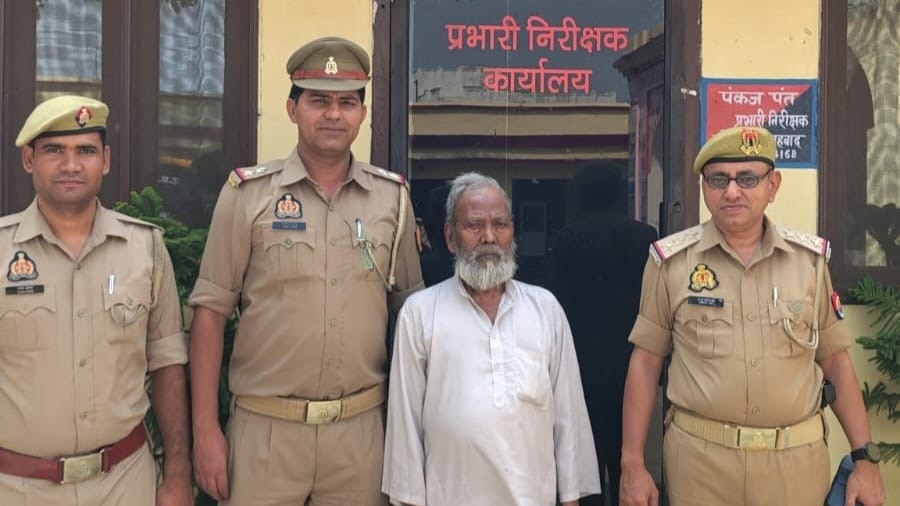 Rampur police arrested history sheeter Janjali alias Jalaluddin