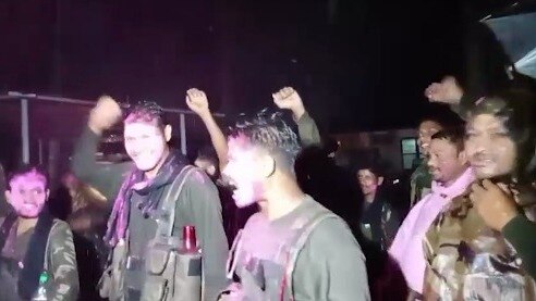 नक्सलियों को मारने वाले जवानों का स्वागत