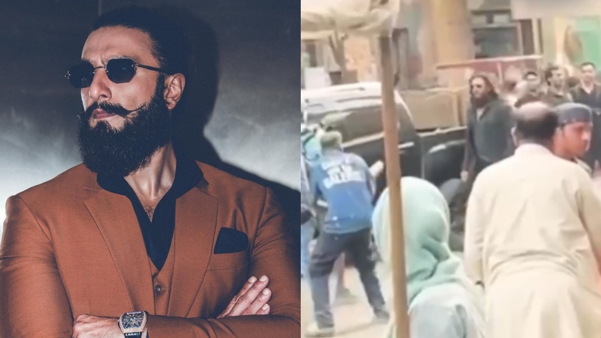 'धुरंधर' के सेट पर रणवीर सिंह