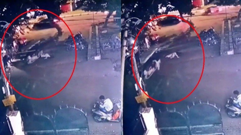 सीसीटीवी में कैद हुई लखनऊ की वारदात 