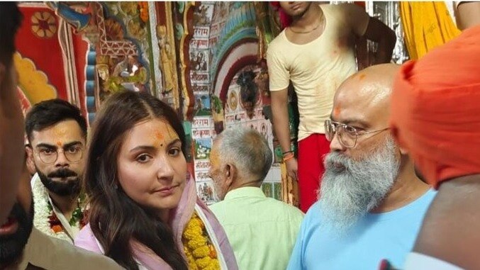 Virat Kohli and Anushka Sharma visit Ram Mandir in Ayodhya