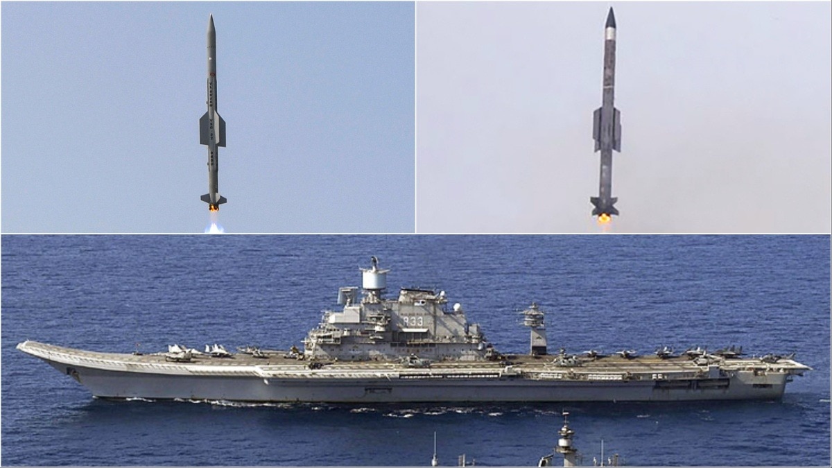 INS Vikramaditya, Barak-1, VL-SRSAM