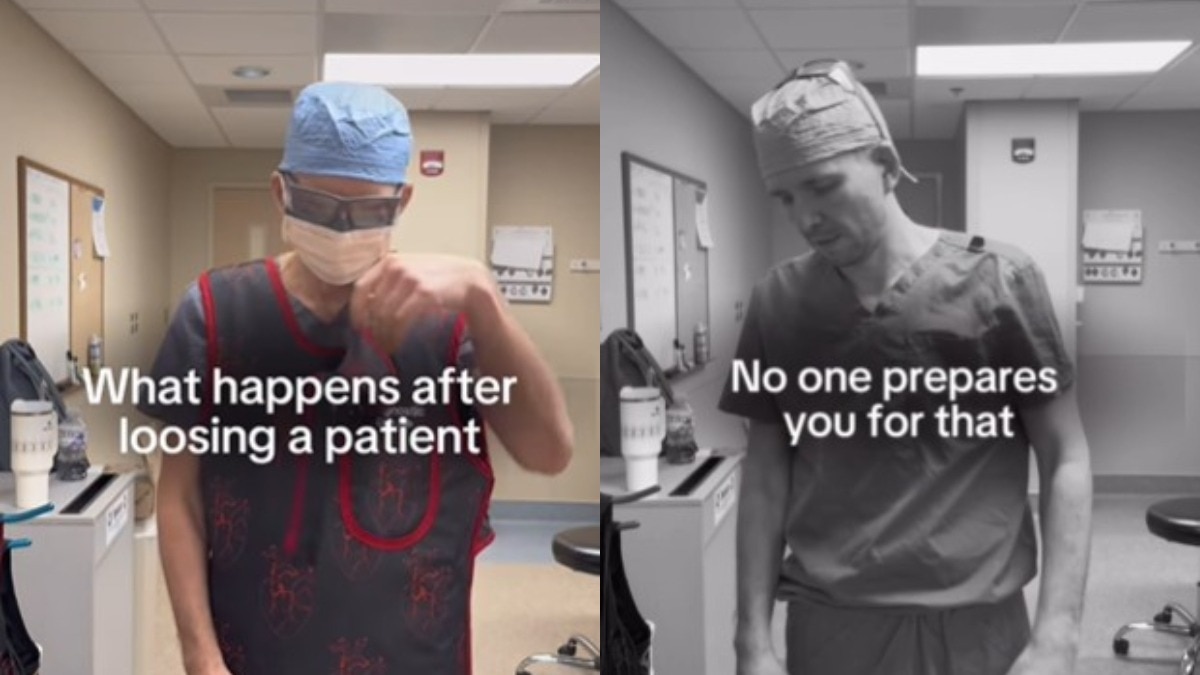 Doctor opens up on losing a patient in emotional video