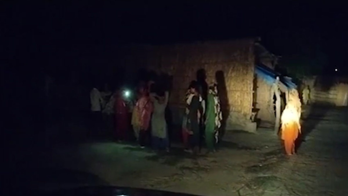 village view in night