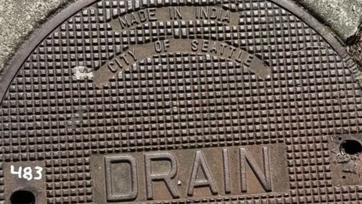 अमेरिका की सड़कों पर ‘Made in India’ मैनहोल कवर! वायरल फोटो पर सोशल मीडिया पर छिड़ी बहस