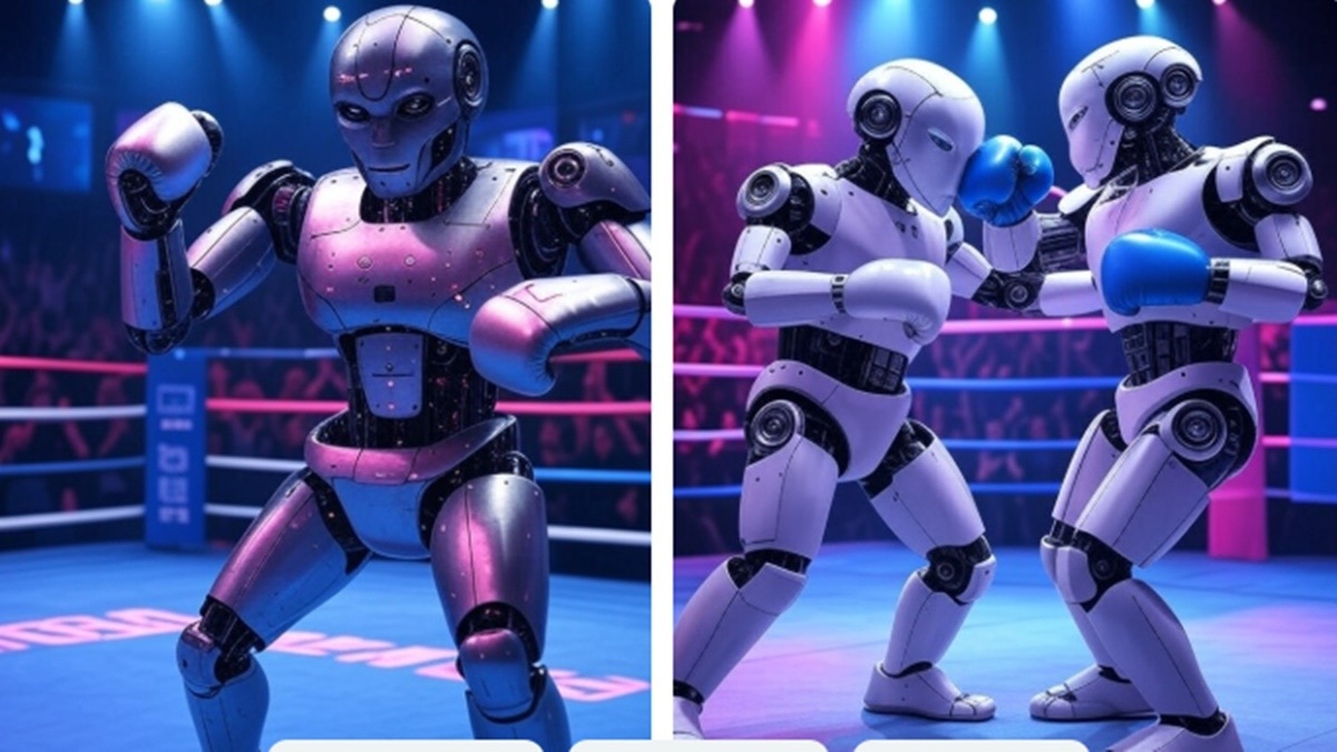 दुनिया में पहली बार रोबोट्स के बीच हुआ बॉक्सिंग मैच, एक दूसरे पर बरसाए लात-घूंसे