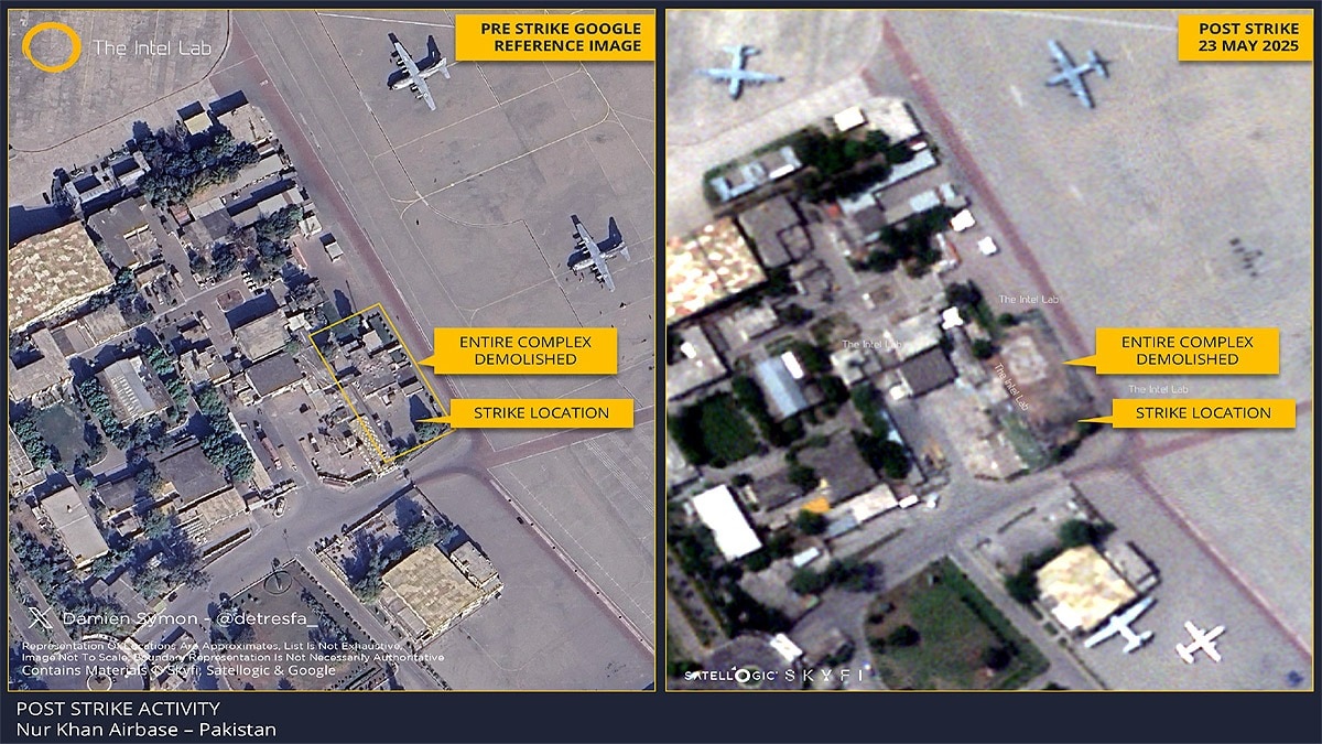 Operation Sindoor, Nur Khan Airbase, Murid Airbase