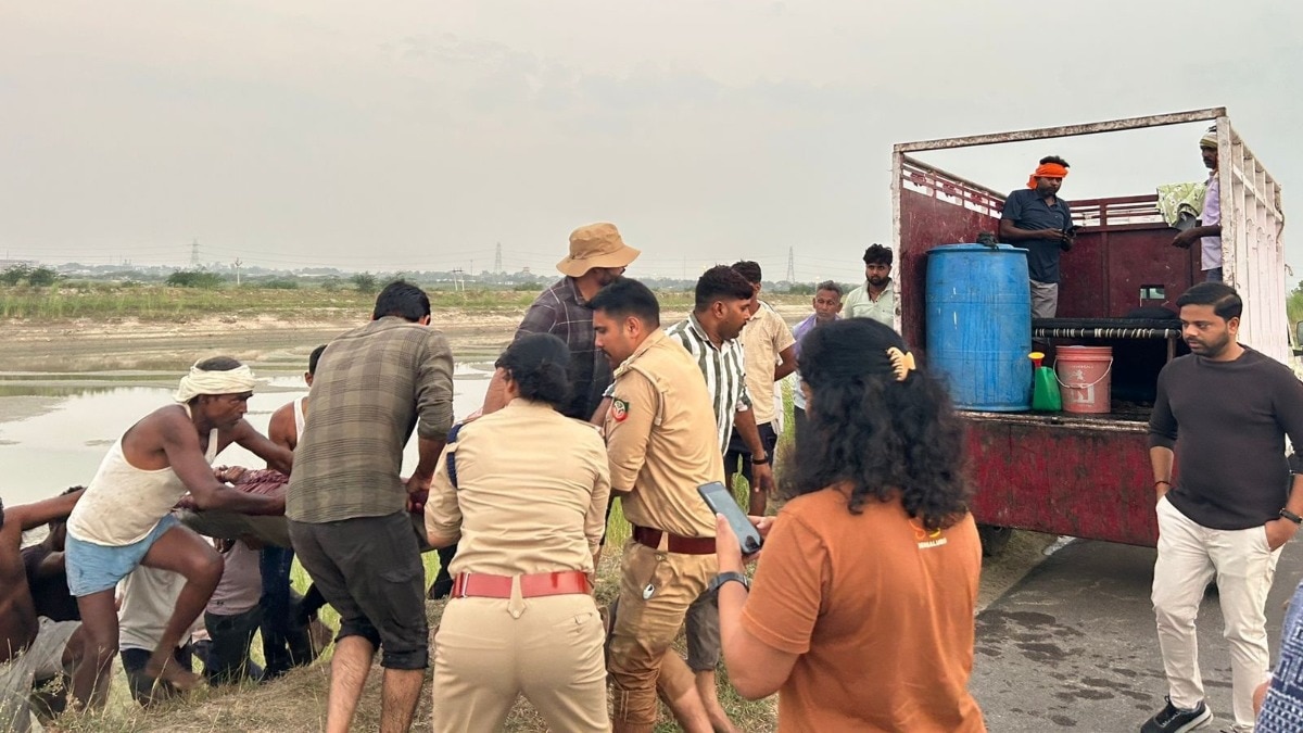 लखनऊ में डॉल्फिन को किया गया रेस्क्यू 