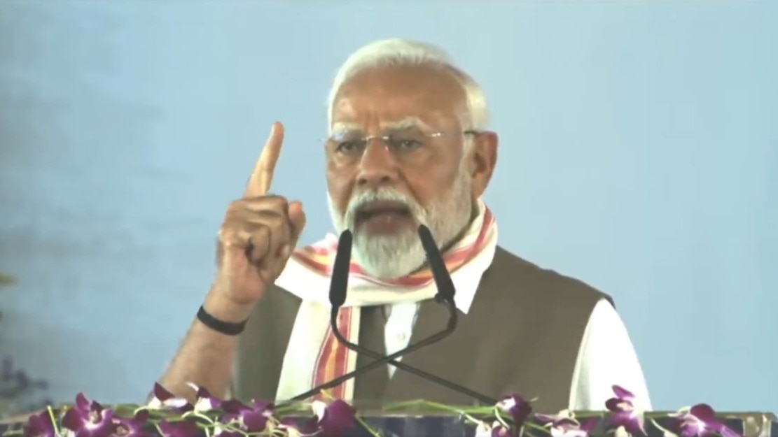 प्रधानमंत्री नरेंद्र मोदी ने विक्रमगंज में की जनसभा