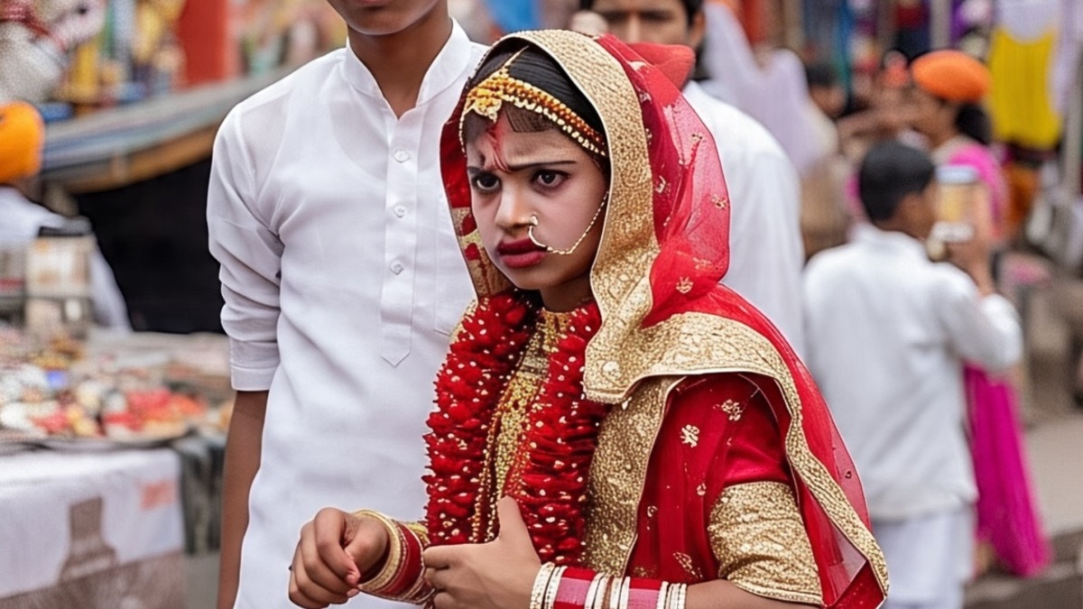 MP में रोका गया बाल विवाह. (सांकेतिक तस्वीर: एआई) 