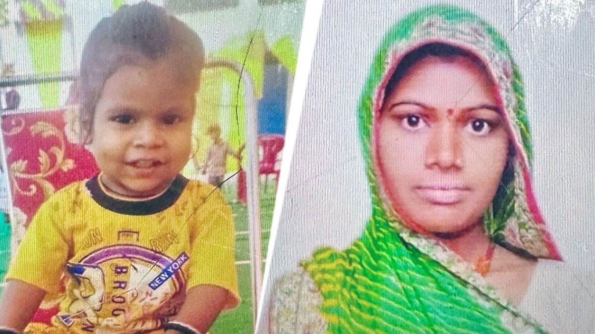 A dumper crushed his son and wife in front of the youth
