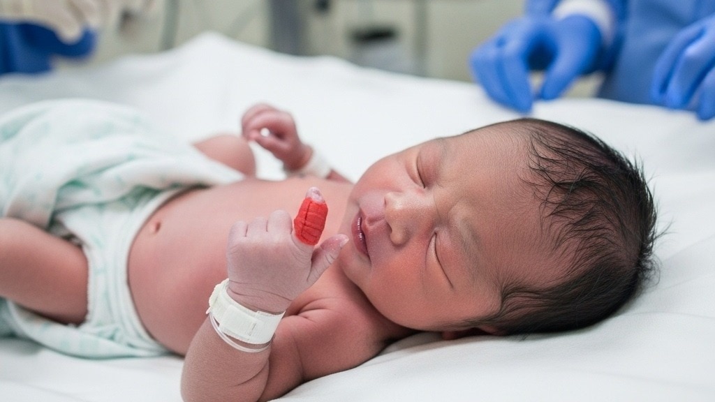 Newborn's thumb was cut off due to nurse's negligence in Vellore