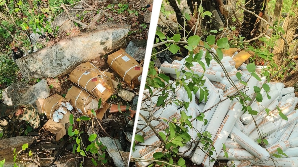 2.5 Tonnes of Explosives Seized in Koida Forest During Major Anti-Maoist Operation