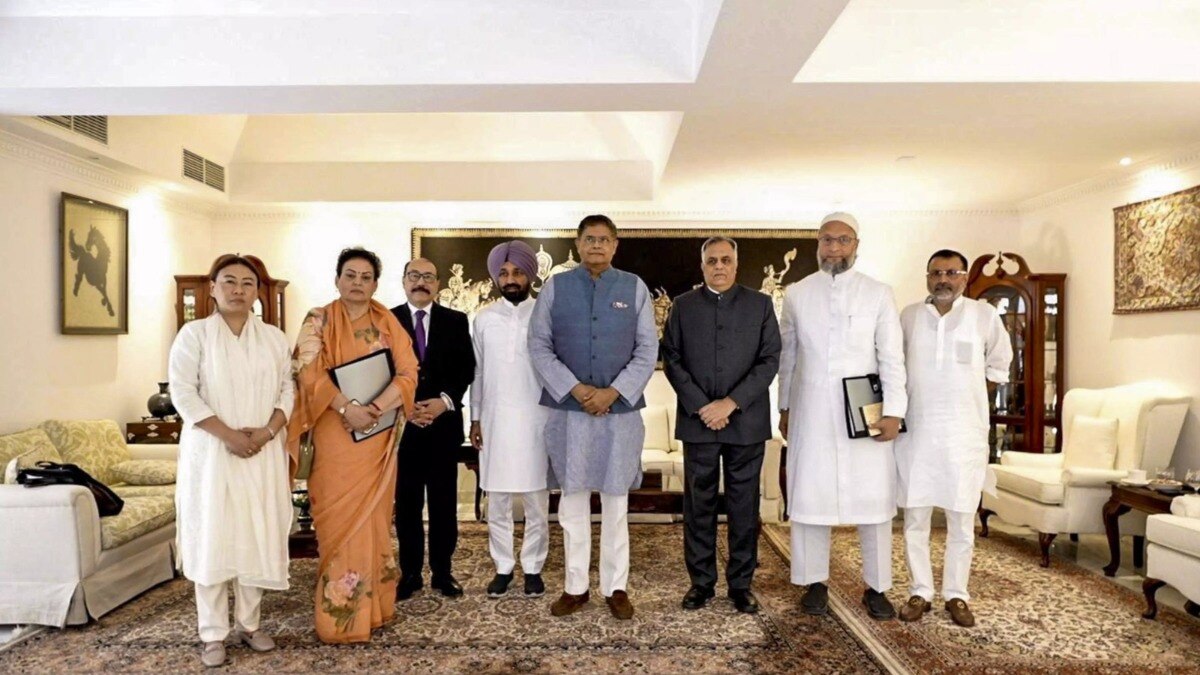 Indian Delegation leading by Baijayant Panda  