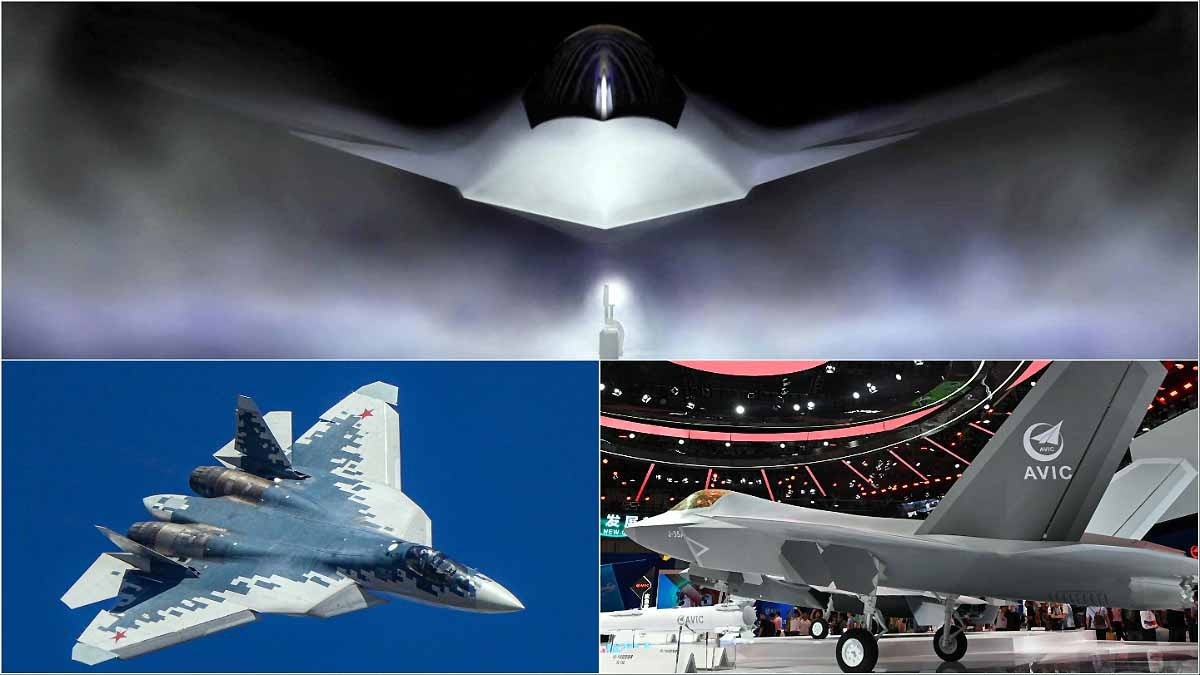 US का F-47, चीन का J-35 या रूस का SU-57... जंग में किसका फाइटर जेट पड़ेगा भारी? - Who owns the world's most advanced fighter jet US f 47 Russia su 57 china J 35 ? - AajTak