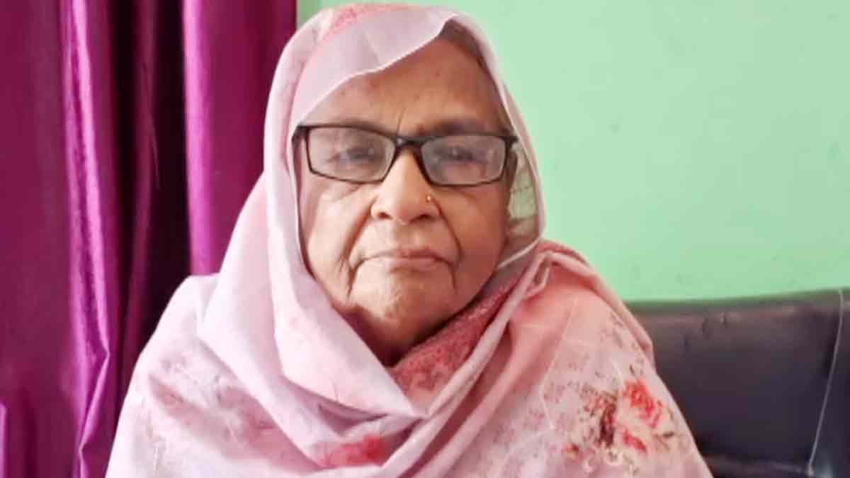 Son beat up widowed mother