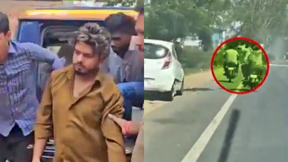 राहगीरों पर बेल्ट से हमला करने वाले पुलिस की गिरफ्त में 