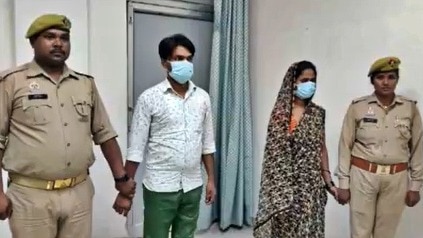 लखनऊ पुलिस की गिरफ्त में हत्यारोपी 