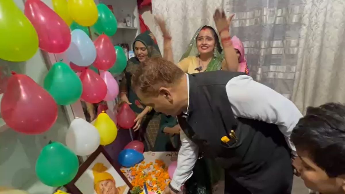 सीमा हैदर ने मनाया CM योगी का बर्थडे. (Screengrab)