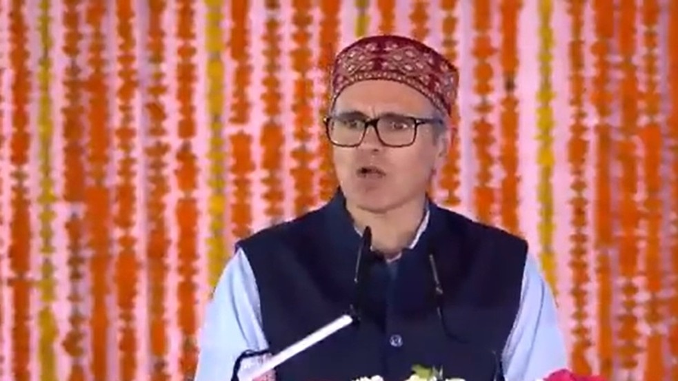 जम्मू कश्मीर के मुख्यमंत्री उमर अब्दुल्ला