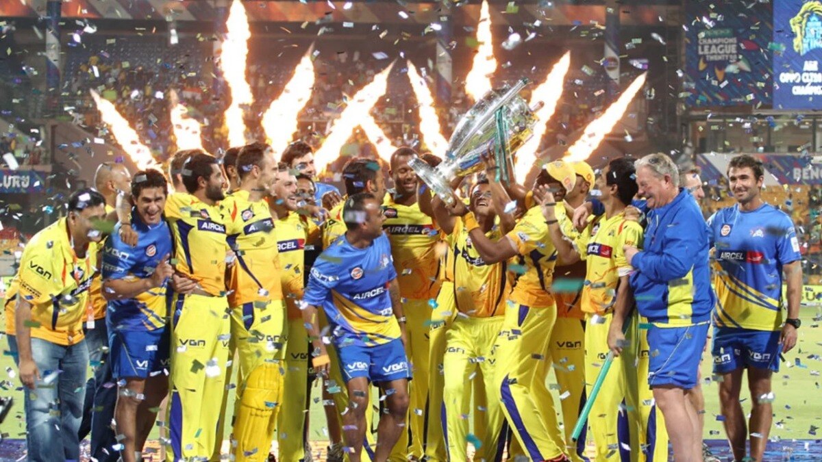 Chennai Super Kings Team after Winning CL T20 2014 (Photo-BCCI)