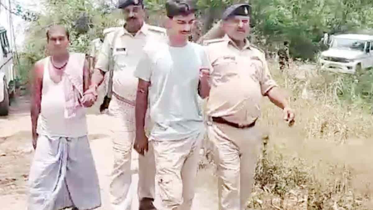 Police recovered a cache of weapons from the house of suspended ASI