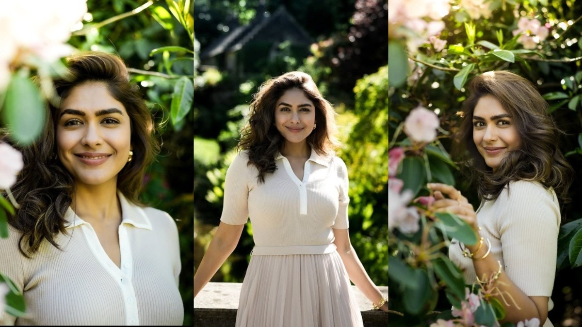 मृणाल ठाकुर ने कोरियन फैशन किया फ्लॉन्ट (Instagram/@mrunalthakur)