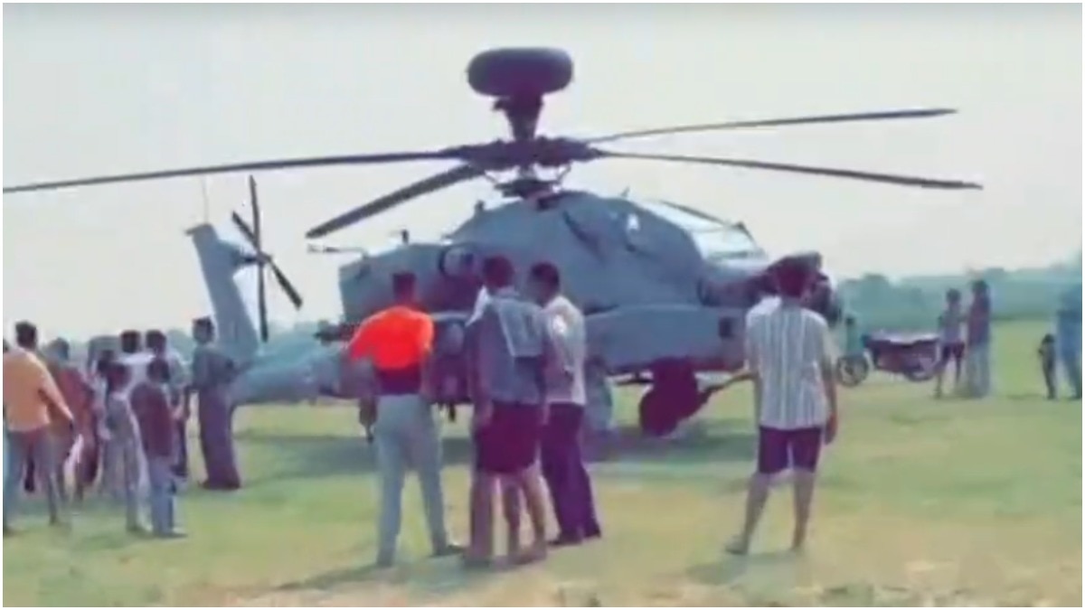 Indian Air Force's M17 Apache combat helicopter makes emergency landing in Pathankot