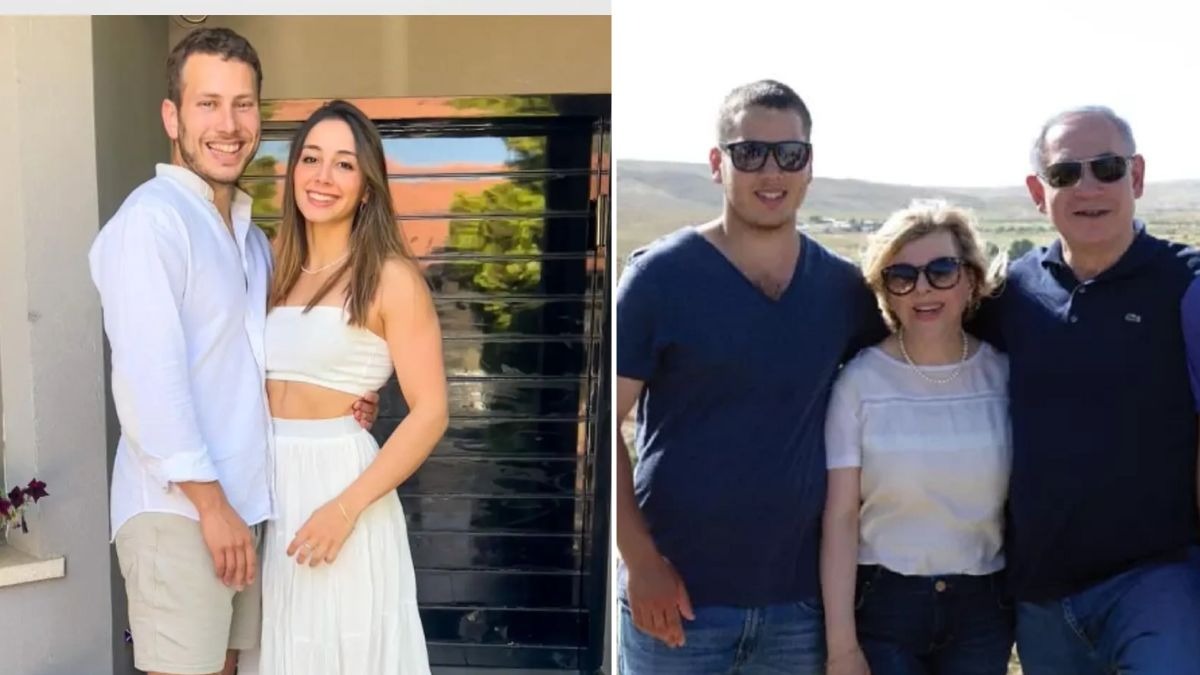 इजरायल के प्रधानमंत्री नेतन्याहू का बेटा अपनी महिला मित्र के साथ (फाइल फोटो)