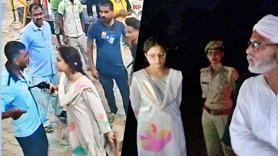 Girl Points Gun हरदोई पेट्रोल पंप पर बहस के बीच युवती ने सेल्समैन पर तानी रिवाल्वर 7 हरदोई की दबंग लेडी... पेट्रोल पंप कर्मचारी के सीने पर तान दी रिवॉल्वर, इस बात पर भड़की, वीडियो वायरल - Hardoi Girl Points Revolver At Petrol Pump Salesman After Argument Video ...