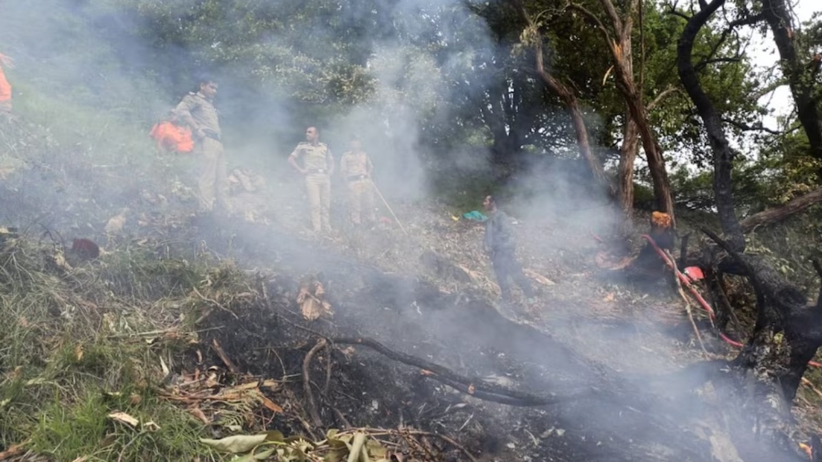 गौरीकुंड में चॉपर क्रैश. (फाइल फोटो)