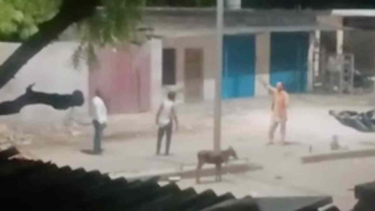 A young man who was openly firing with a gun arrested