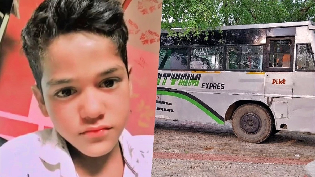 हाथरस बस हादसे में बच्चे की मौत 