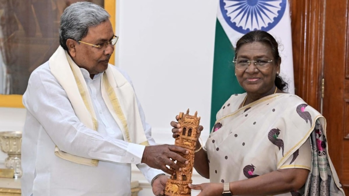Karnataka CM Siddaramaiah President Droupadi Murmu