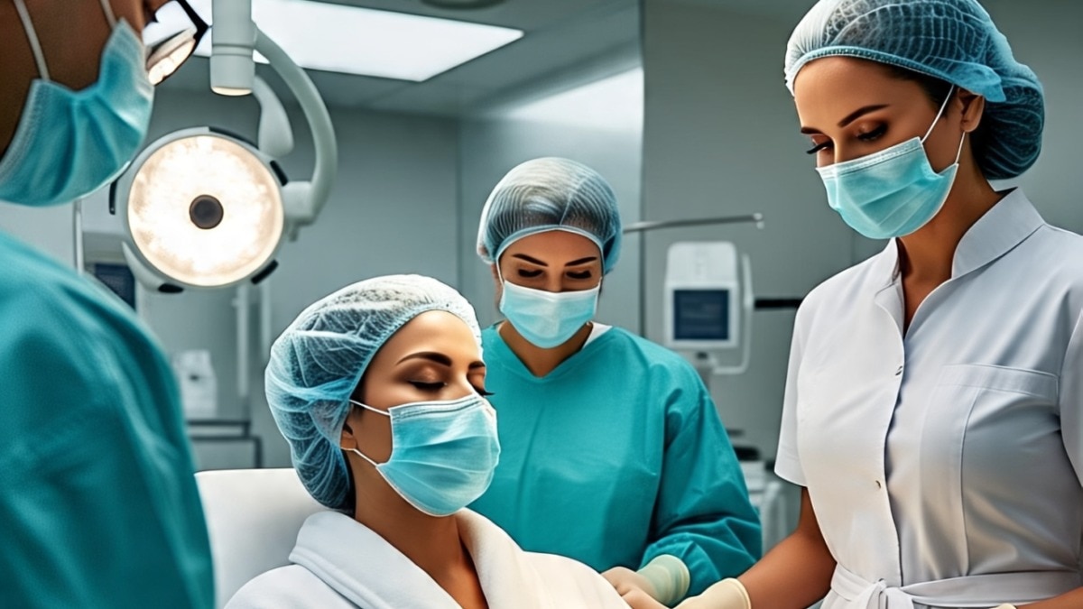 युवक-युवतियों में बढ़ा कॉस्मेटिक सर्जरी का चलन. (सांकेतिक फोटो. फोटो सोर्स@Meta AI)