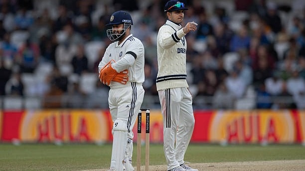  Rishabh Pant and Shubman Gill.( Getty)