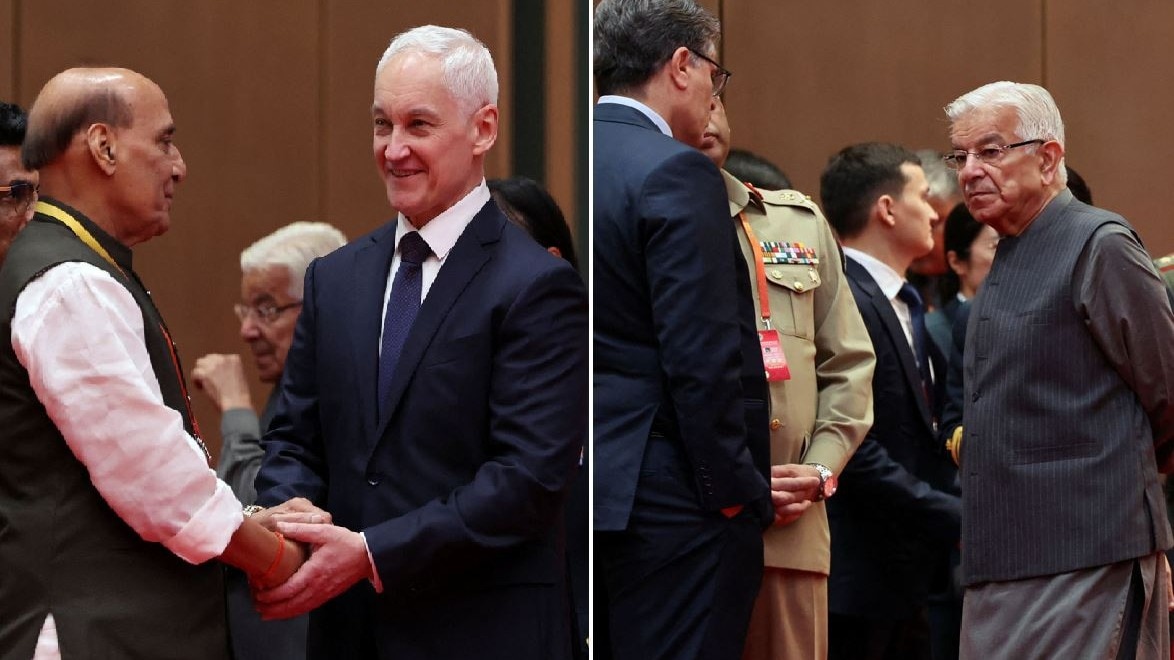 Rajnath singh and Khawaja Asif in second image