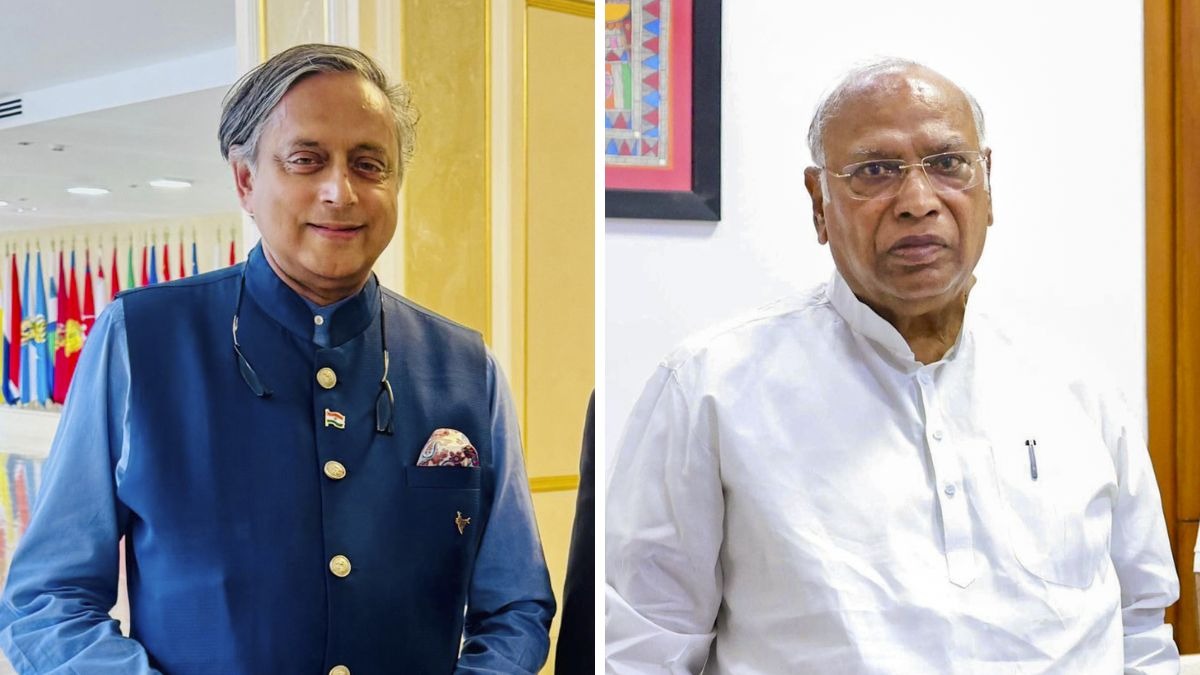 Shashi Tharoor, mallikarjun kharge
