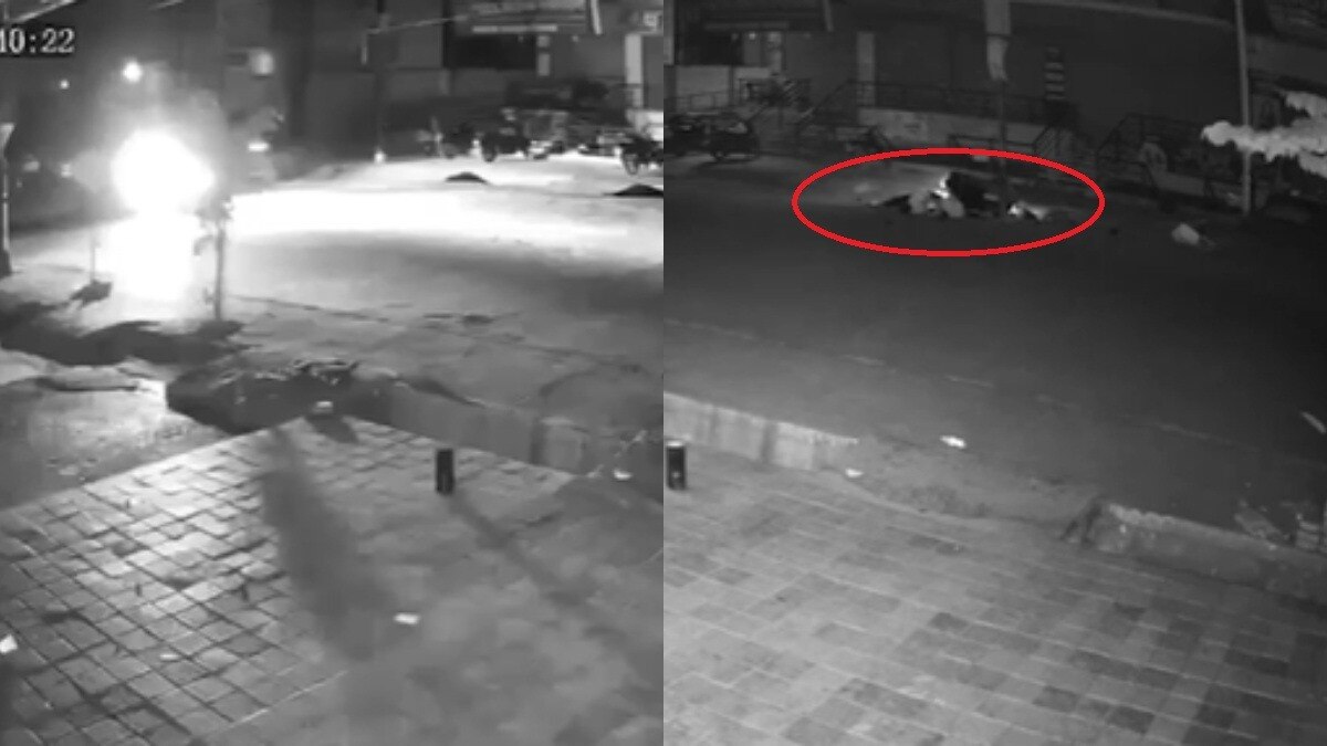 घटना CCTV में कैद. 