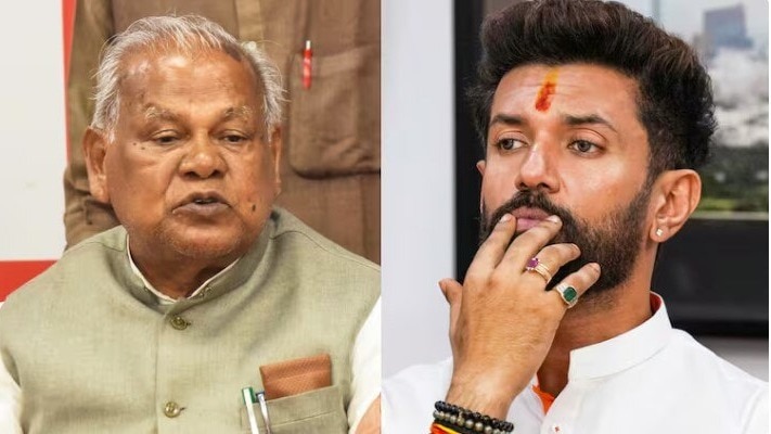 जीतनराम मांझी और चिराग पासवान. 