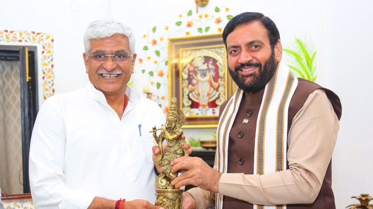 Chief Minister Naib Singh Saini met Union Tourism Minister Gajendra Singh Shekhawat