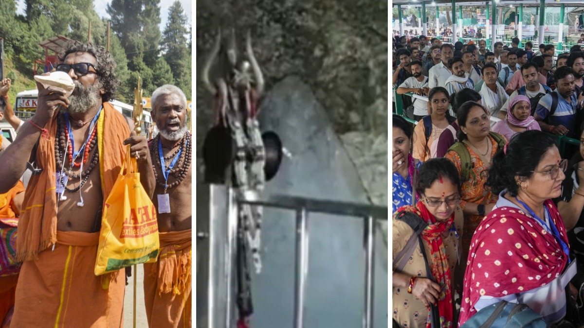 अमरनाथ गुफा में आरती के साथ 38 दिवसीय यात्रा का आगाज हो गया.