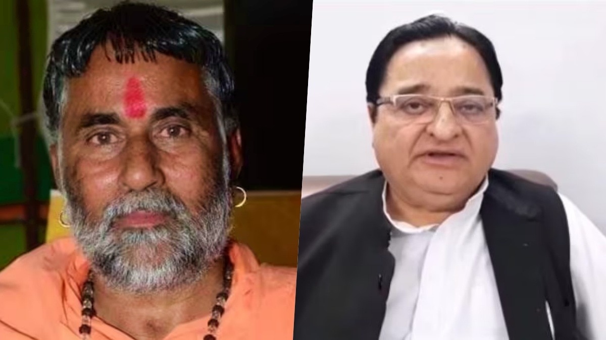 Mahant Swami Yashveer and ST Hasan