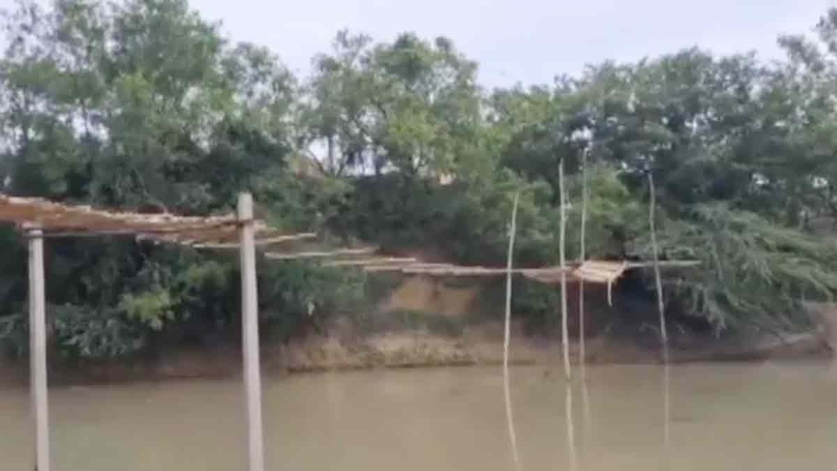  women are preparing a bamboo pool