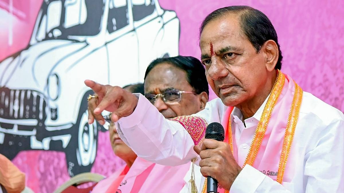 तेलंगाना से पूर्व सीएम केसीआर.