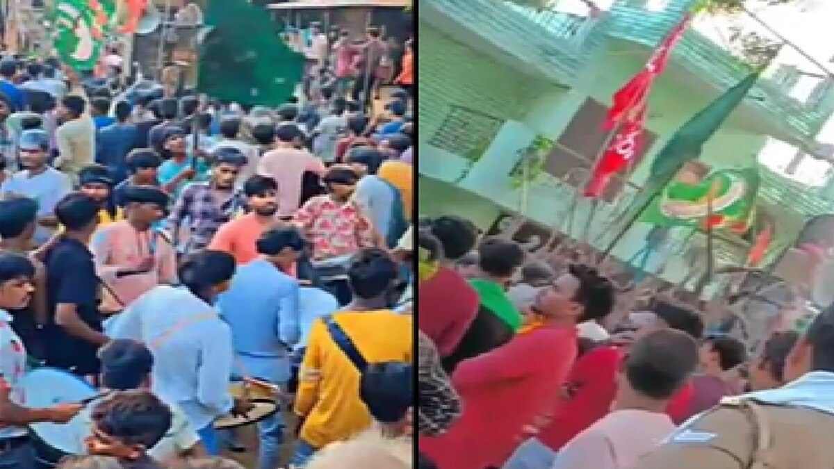 मुहर्रम के जुलूस से पहले पुलिस के सामने लहराई तलवार